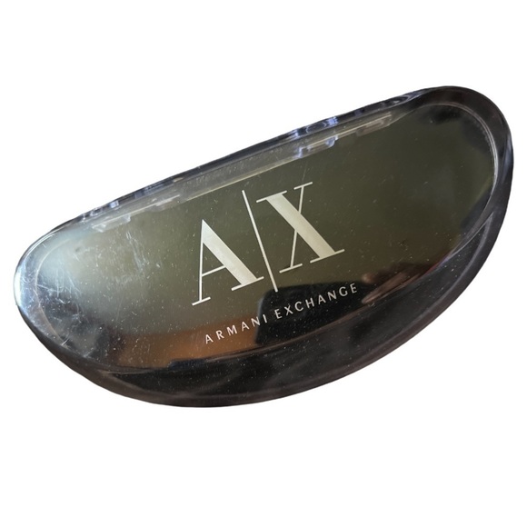 Armani Exchange black clear sunglasses case - Picture 9 of 9